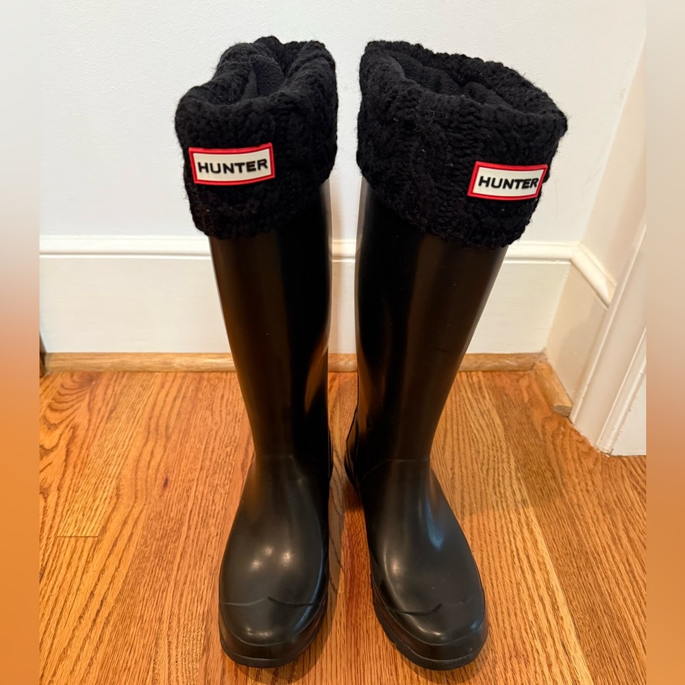 Hunter Original Tall Rain Boots Sz 7